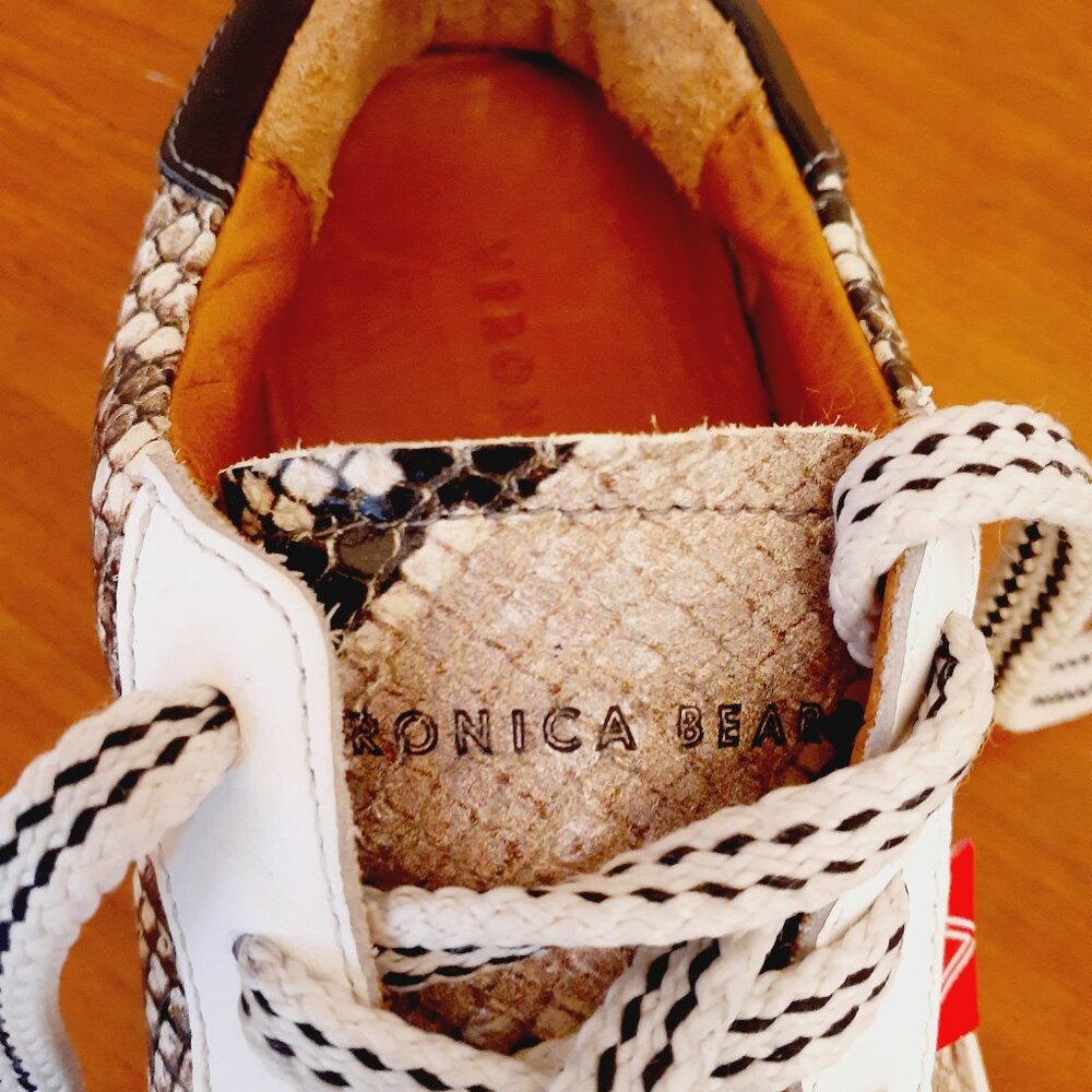 Veronica Beard Python Print Sneakers - image 8